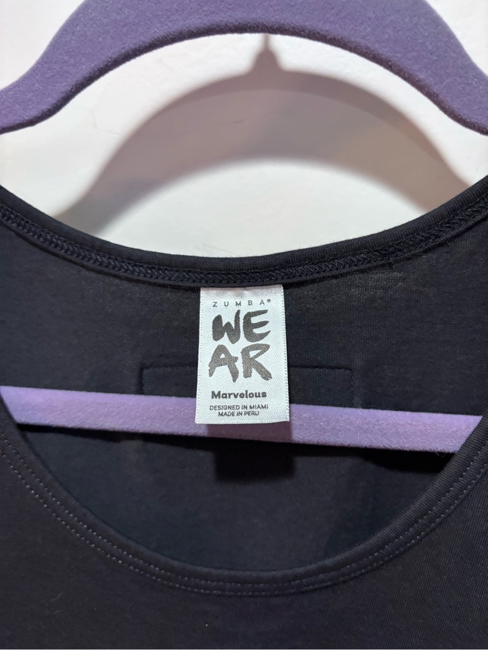 Zumba Black Logo Tank with ZUMBA Print - Picture 2 of 4